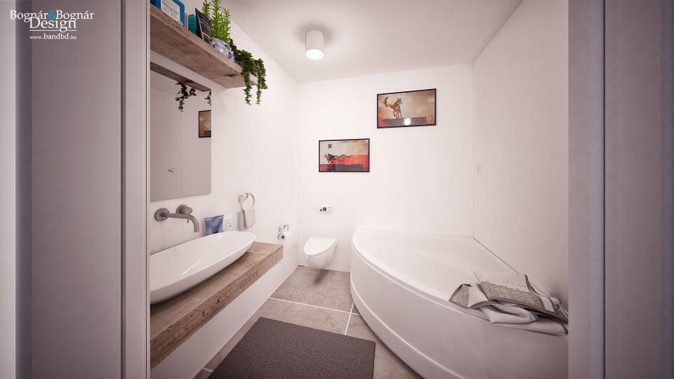 Fürdőszoba látványterv - B&BD