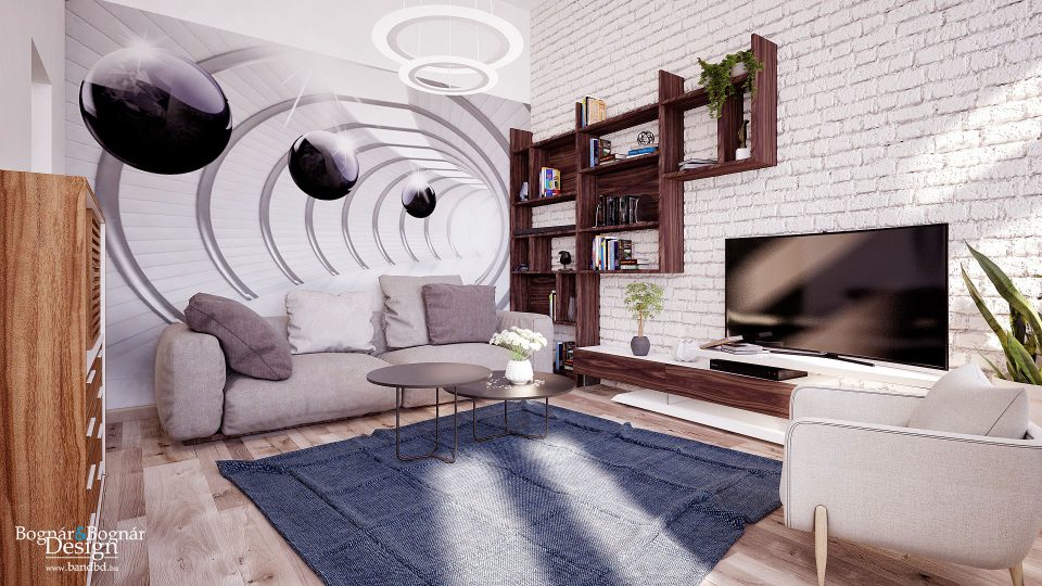 Nappali látványterv - B&BD