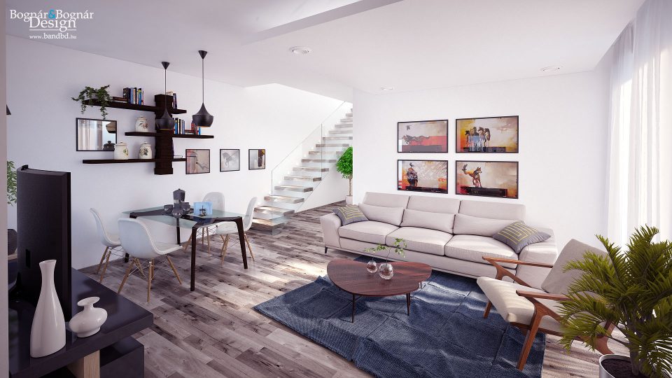 Nappali étkező látványterv - B&BD