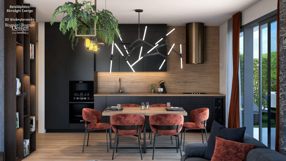 Farkasrét Residence - Konyha-Étkező (V1) - B&BD